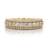 3.00 CT. Diamond Signature Ring - White Carat - USA